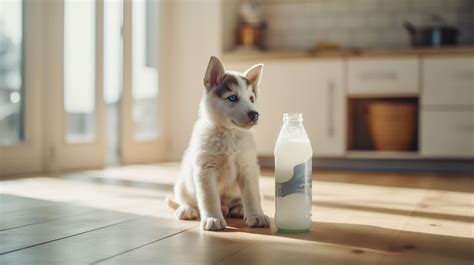 can puppies drink regular milk.